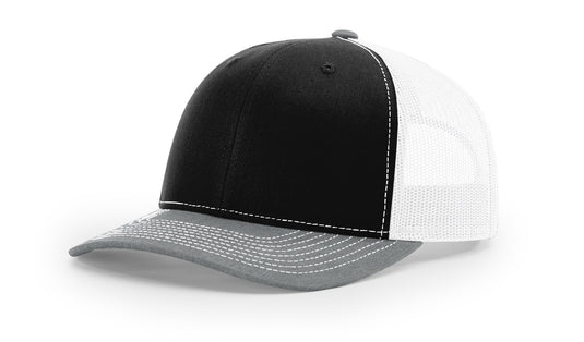 Richardson 112 Trucker Hat Ball Cap Meshback Hat Snapback Cap Trucker Cap - OSFM